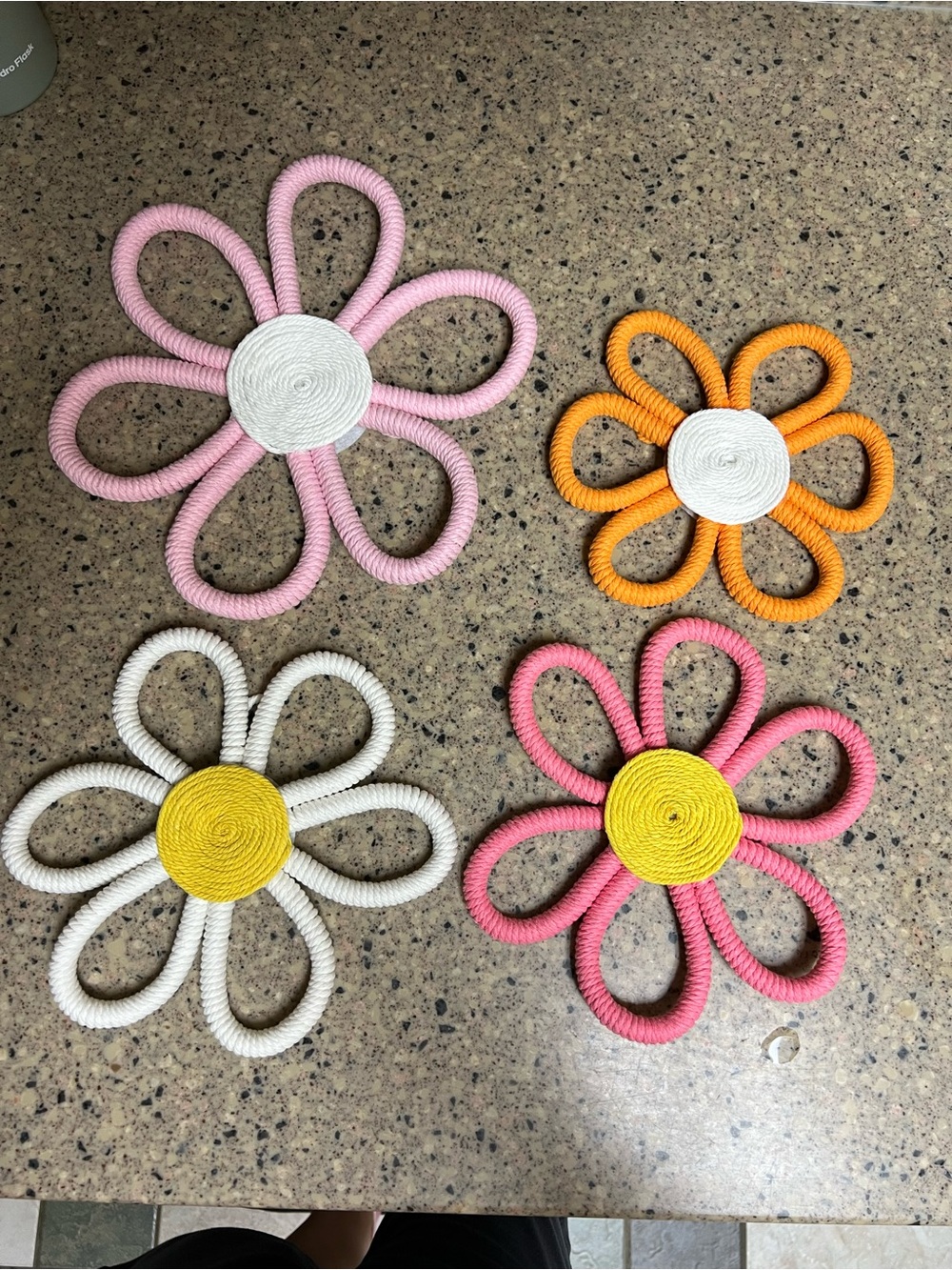 Flower Wall Decor- Set of 4